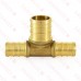 1/2” x 1/2” x 3/4” PEX Reducing Tee, Lead-Free