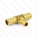 1/2” x 1/2” x 3/8” PEX Reducing Tee, Lead-Free