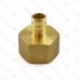 1/2” PEX x 3/4” Female Threaded Adapter, Lead-Free