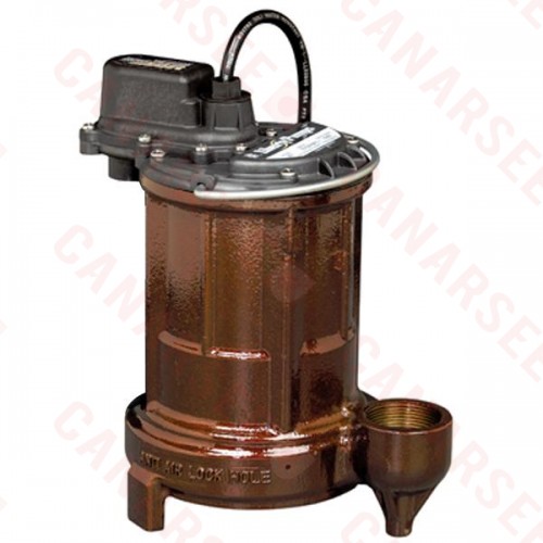 Automatic Elevator Sump Pump w/ Wide Angle Float Switch, 25'' cord, 1/2 HP, 230V