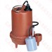 Automatic Effluent Pump w/ Wide Angle Float Switch, 6/10HP, 25' cord, 208/240V