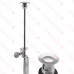 Bathroom Sink Overflow Pop Up Drain Assembly w/ Lift Rod, Chrome Plated