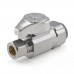 1/2” Push x 3/8” OD Compression Straight Stop Valve (1/4-Turn), Lead-Free
