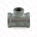3/4" x 3/4" x 1/2" Galvanized Reducing Tee