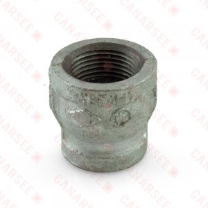 3/4" x 1/2" Galvanized Reducing Coupling