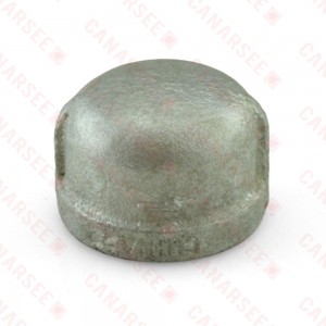 1" Galvanized Cap