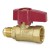 1/2" FIP x 3/8" Flare Gas Ball Valve