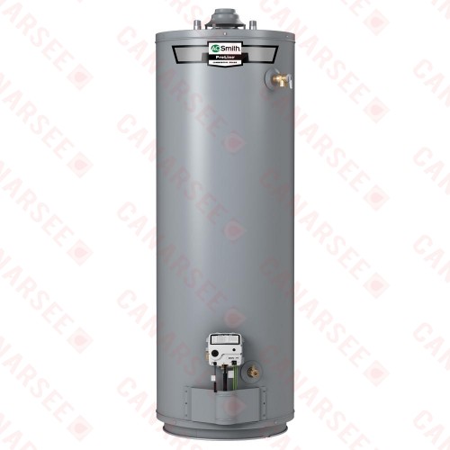 50 Gal, ProLine Atmospheric Vent Short Water Heater (NG), 6-Yr Wrty 50 Gal, ProLine Atmospheric Vent Short Water Heater (NG), 6-Yr Wrty