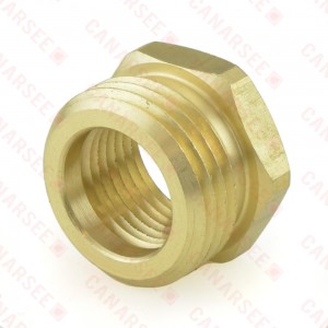 3/4" MGH x 1/2" FIP Brass Bushing