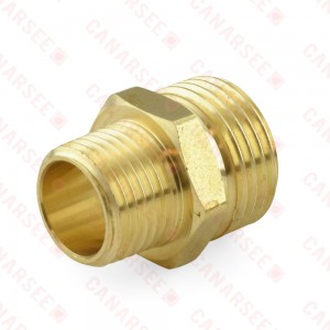 3/4" MGH x 1/2" MIP (tapped 1/2" SWT) Brass Adapter, Lead-Free (Bag of 25)