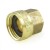 3/4" FGH x 1/2" FIP Swivel Brass Adapter