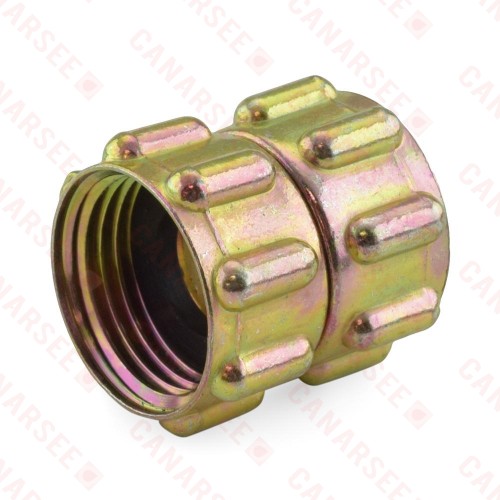 3/4" FGH x 3/4" FGH Swivel Brass Coupling (Union), Lead-Free (Bag of 25)