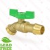 3/4” MPT Hose Bibb Ball Valve (1/4-Turn), Lead-Free