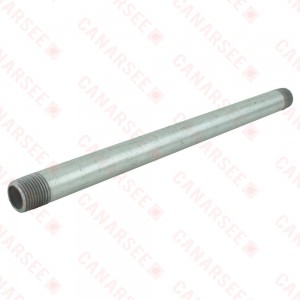 1/2” x 12” Galvanized Steel Pipe Nipple