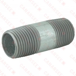 1/2” x 2” Galvanized Steel Pipe Nipple