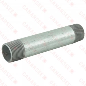 3/4” x 5” Galvanized Steel Pipe Nipple