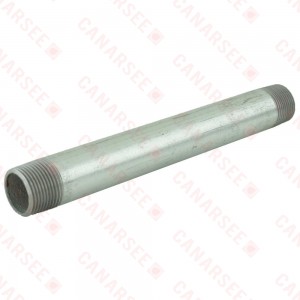 3/4” x 8” Galvanized Steel Pipe Nipple