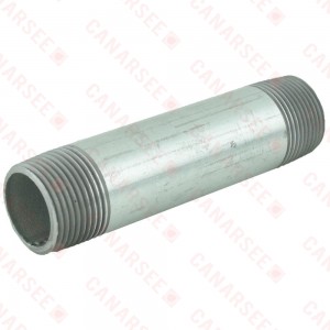 1” x 5” Galvanized Steel Pipe Nipple