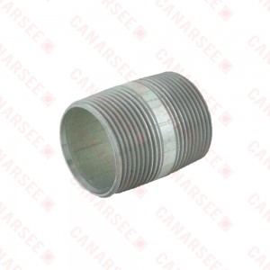 1-1/4” x 2” Galvanized Steel Pipe Nipple