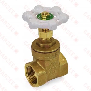 3/4" Threaded Gate Valve (Lead-Free)