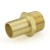 1" Hose Barb x 1" MIP Brass Adapter