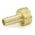3/4" FGH x 1/2" Hose Barb Swivel Brass Adapter