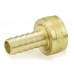 3/4" FGH x 1/2" Hose Barb Swivel Brass Adapter