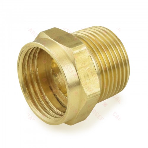 3/4" FGH x 3/4" MIP Brass Adapter, Lead-Free