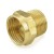 3/4" FGH x 3/4" MIP Brass Adapter, Lead-Free