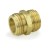 3/4" MGH x 3/4" MGH (tapped 1/2" FIP) Brass Coupling, Lead-Free