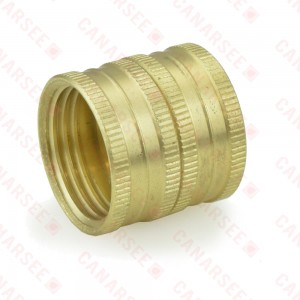 3/4" FGH x 3/4" FGH Swivel Brass Coupling (Union), Lead-Free