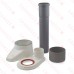 3"/5" Innoflue Concentric to 3" Twin Pipe Adapter