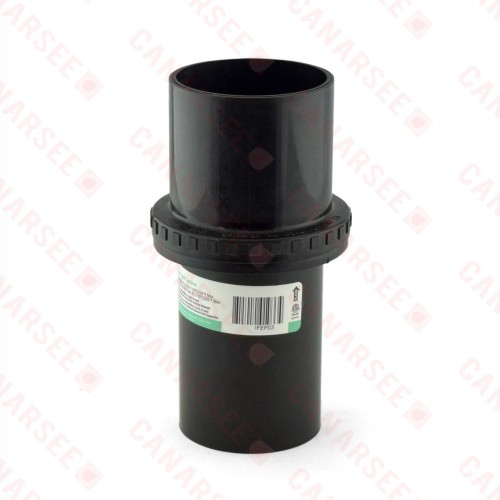 3" Innoflue Flex Chimney End Pipe Adapter, UV Black