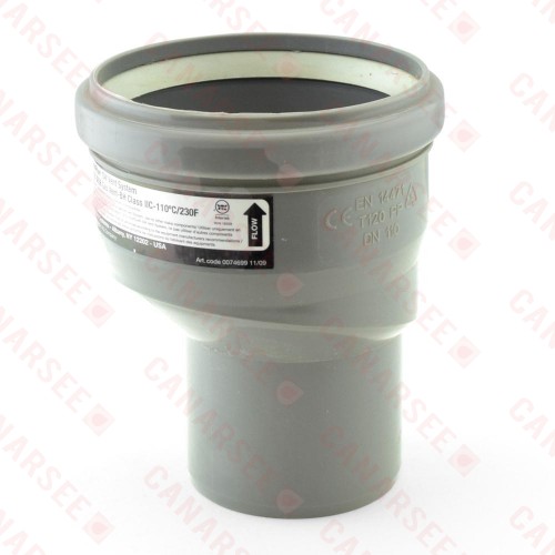 3" to 4" Eccentric Increaser for Innoflue SW