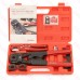 Compact PEX Crimp Tool Kit w/ Pipe Cutter for sizes 3/8", 1/2", 3/4" & 1" Compact PEX Crimp Tool Kit w/ Pipe Cutter for sizes 3/8", 1/2", 3/4" & 1"