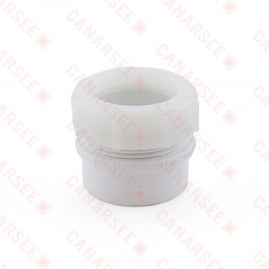 1-1/2" PVC DWV Male Trap Adapter w/ Plastic Nut (Spigot x Tubular Slip)