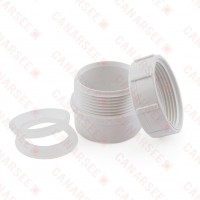 1-1/2” PVC DWV Male Trap Adapter w/ Plastic Nut & (2) Washers