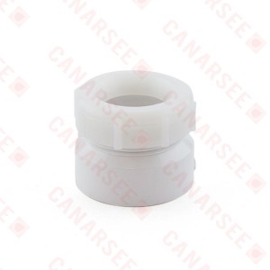 1-1/2" x 1-1/4" PVC DWV Female Trap Adapter w/ Plastic Nut (Socket x Tubular Slip)