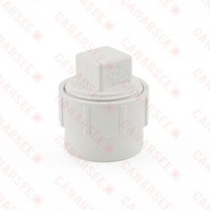 1-1/2" PVC DWV Cleanout Adapter (Spigot) w/ Plug