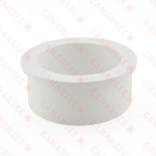 4" x 3" PVC DWV Bushing (Spigot x Socket)