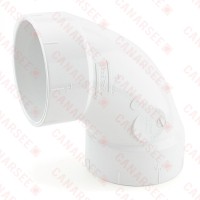 4" PVC DWV 90° Elbow