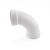 2" PVC DWV 90° Long Turn Elbow