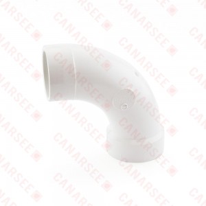 2" PVC DWV 90° Long Turn Street Elbow