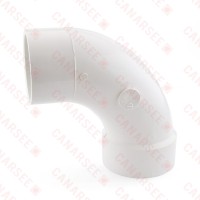 3" PVC DWV 90° Long Turn Street Elbow