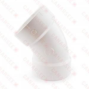 4" PVC DWV 45° Elbow