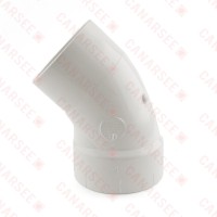 3" PVC DWV 45° Street Elbow