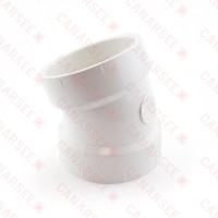 2" PVC DWV 22.5° Elbow