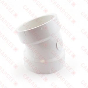 2" PVC DWV 22.5° Elbow