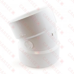 4" PVC DWV 22.5° Elbow