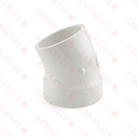 2" PVC DWV 22.5° Street Elbow